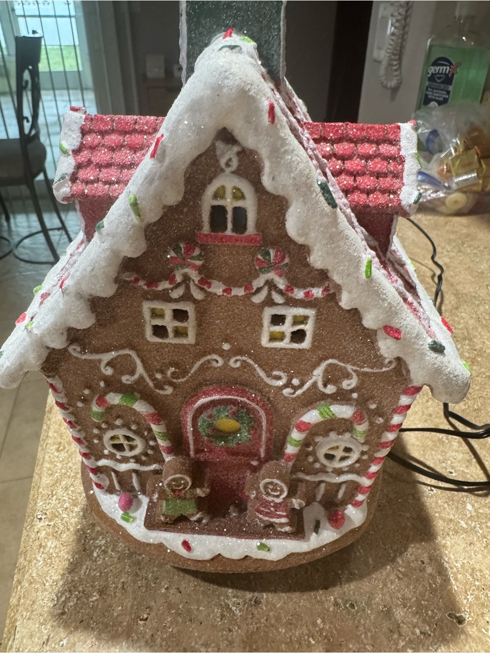 Scentsy Sugar Chalet Shade with Base Diffuser